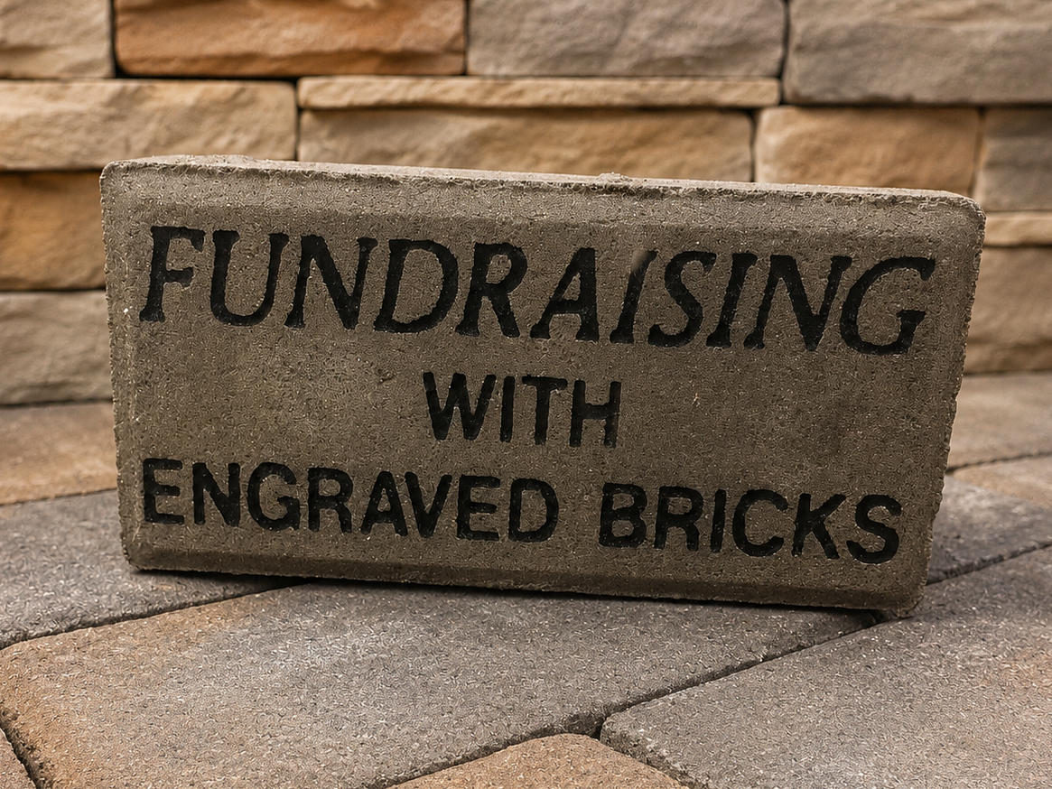 engraved brick fundraising